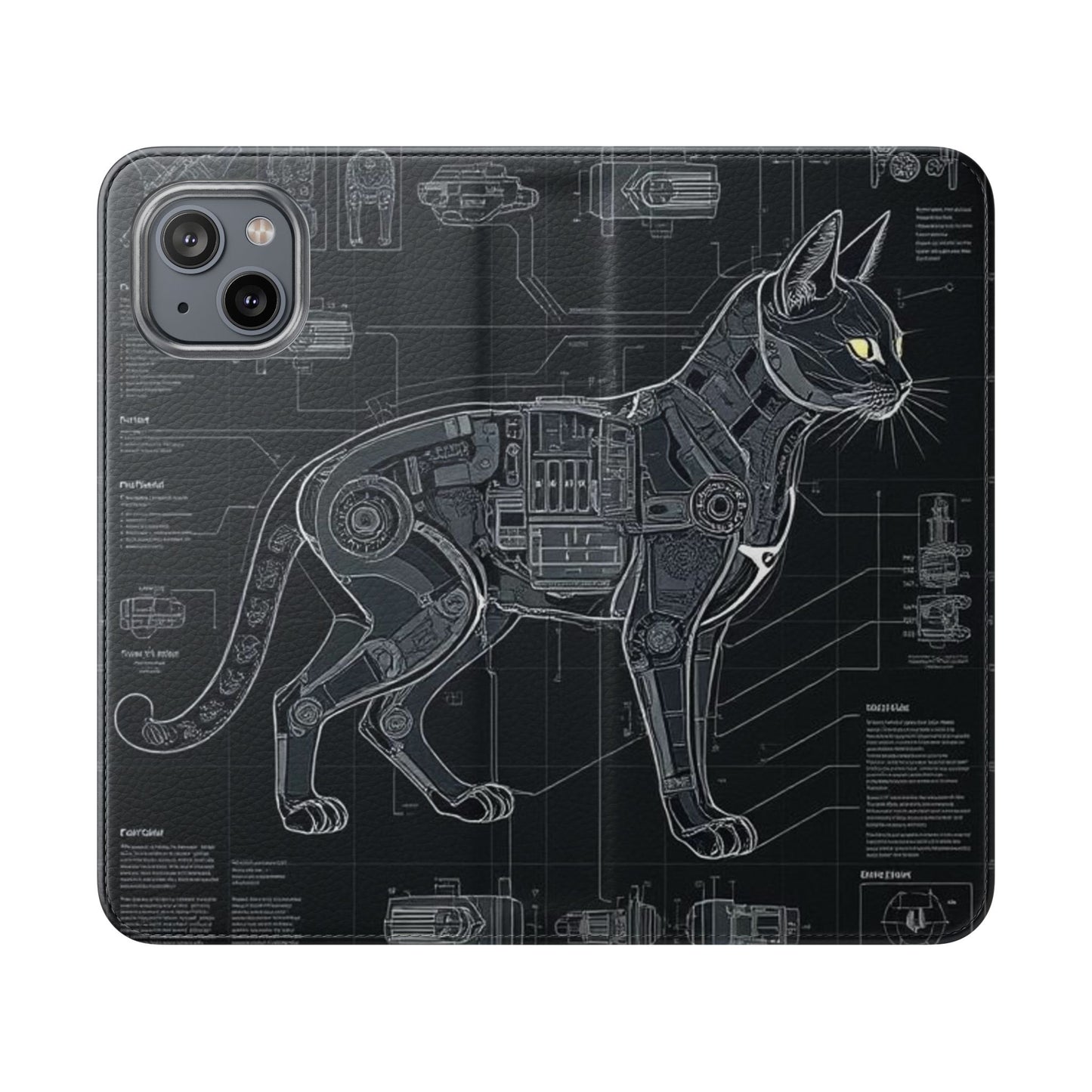 Cat Anatomy Flip Cases