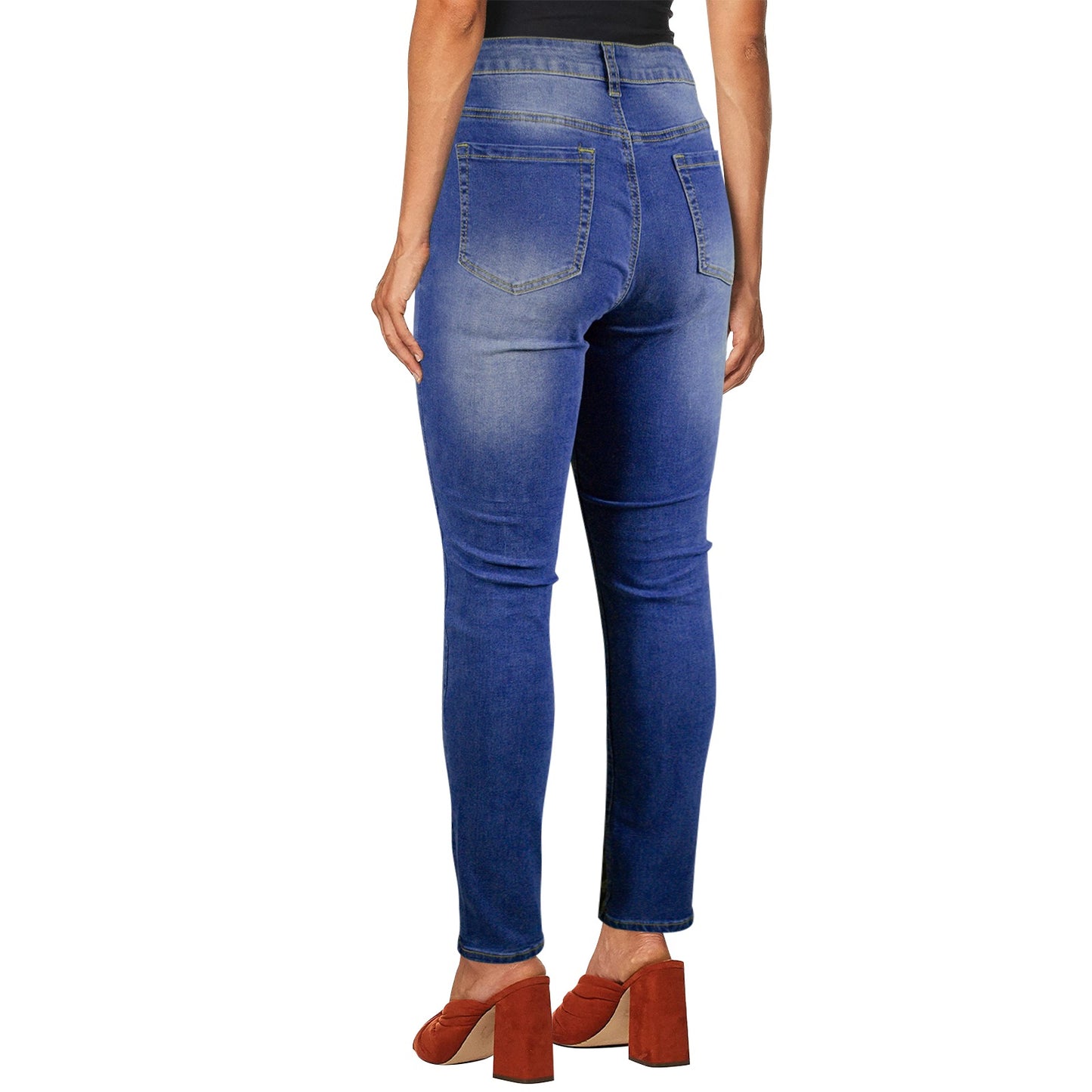 Women's button Jeans