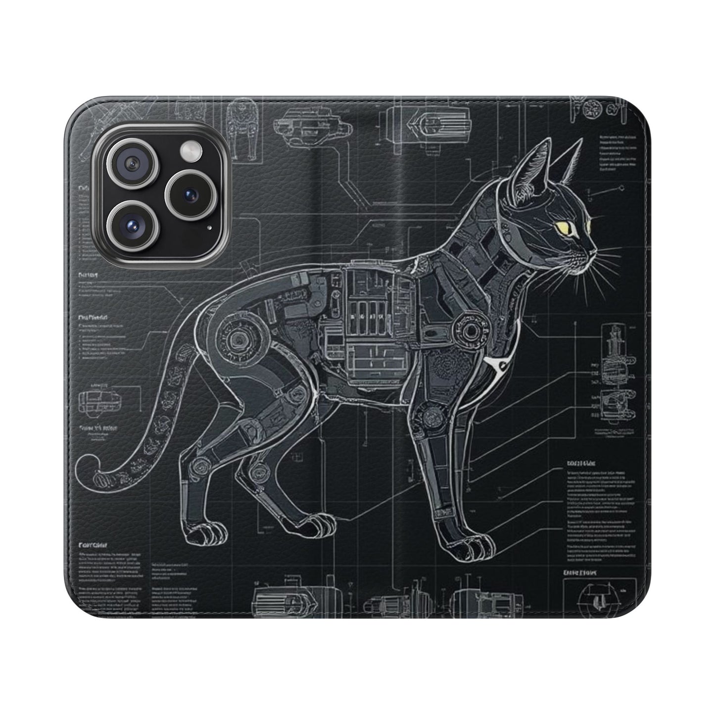 Cat Anatomy Flip Cases