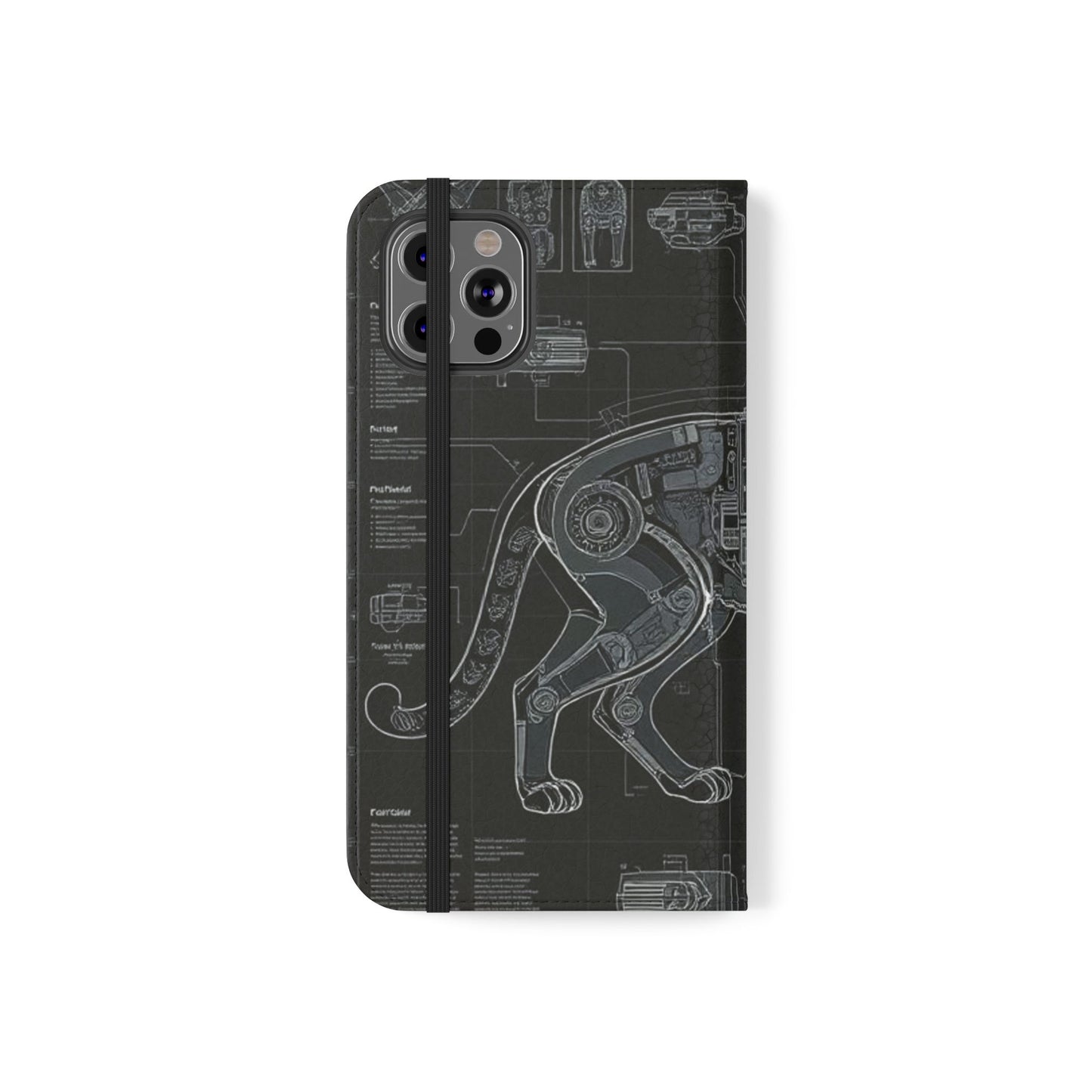 Cat Anatomy Flip Cases