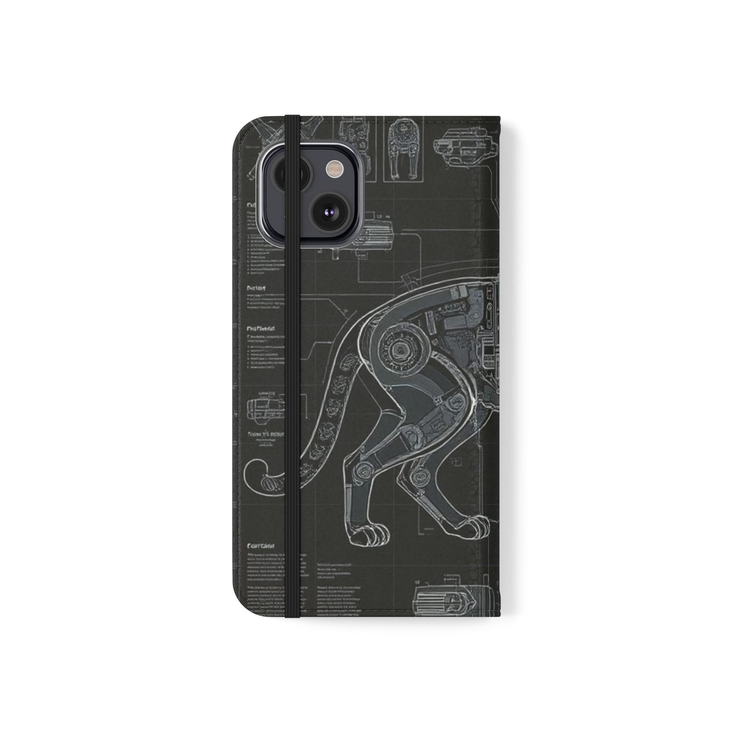 Cat Anatomy Flip Cases