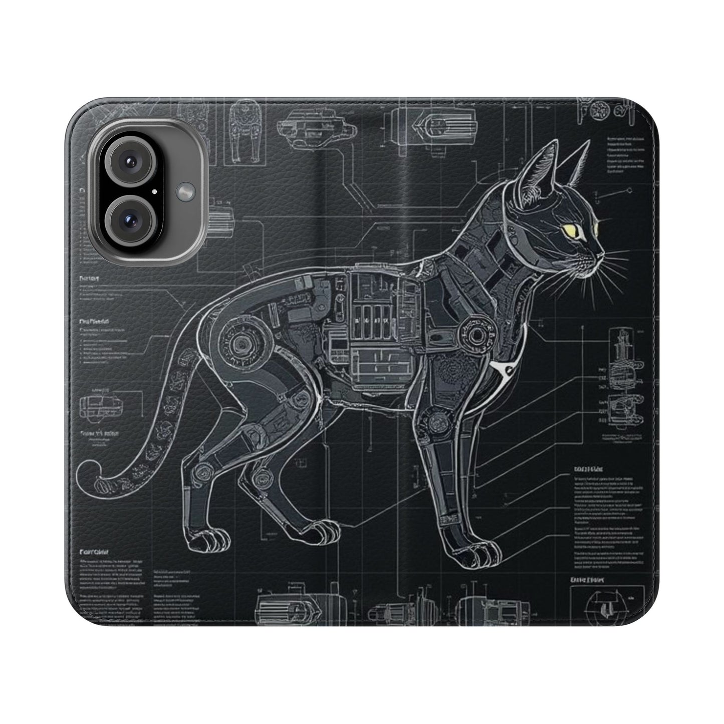 Cat Anatomy Flip Cases