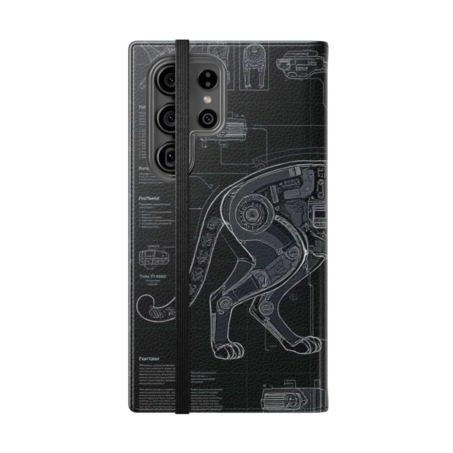 Cat Anatomy Flip Cases