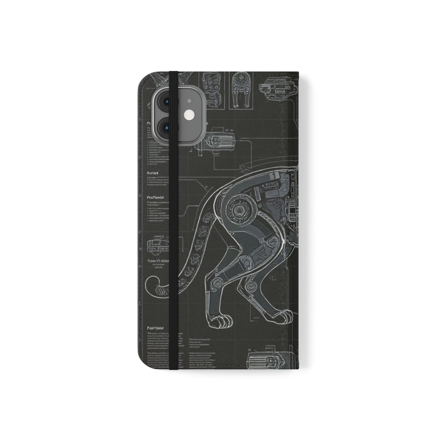 Cat Anatomy Flip Cases