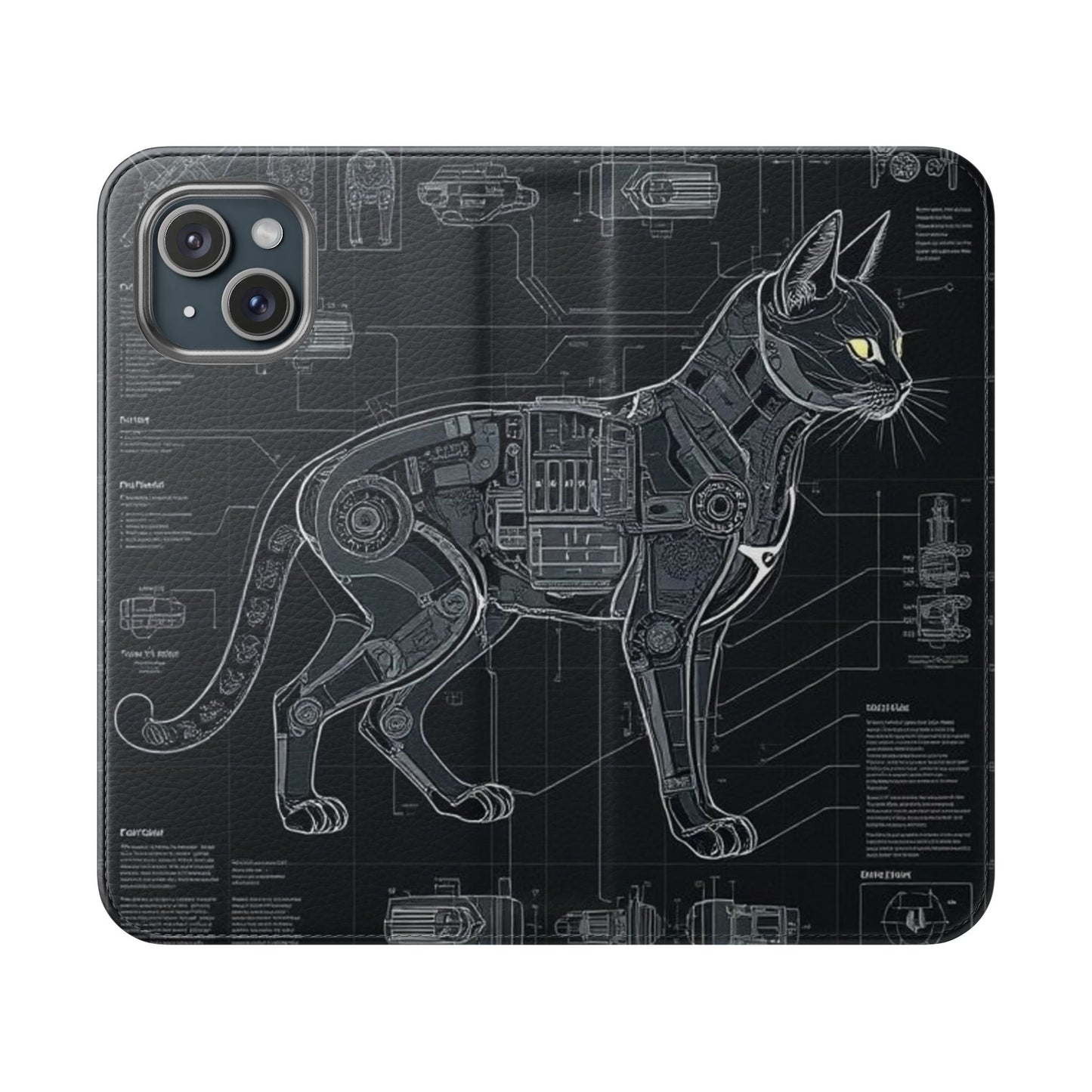 Cat Anatomy Flip Cases