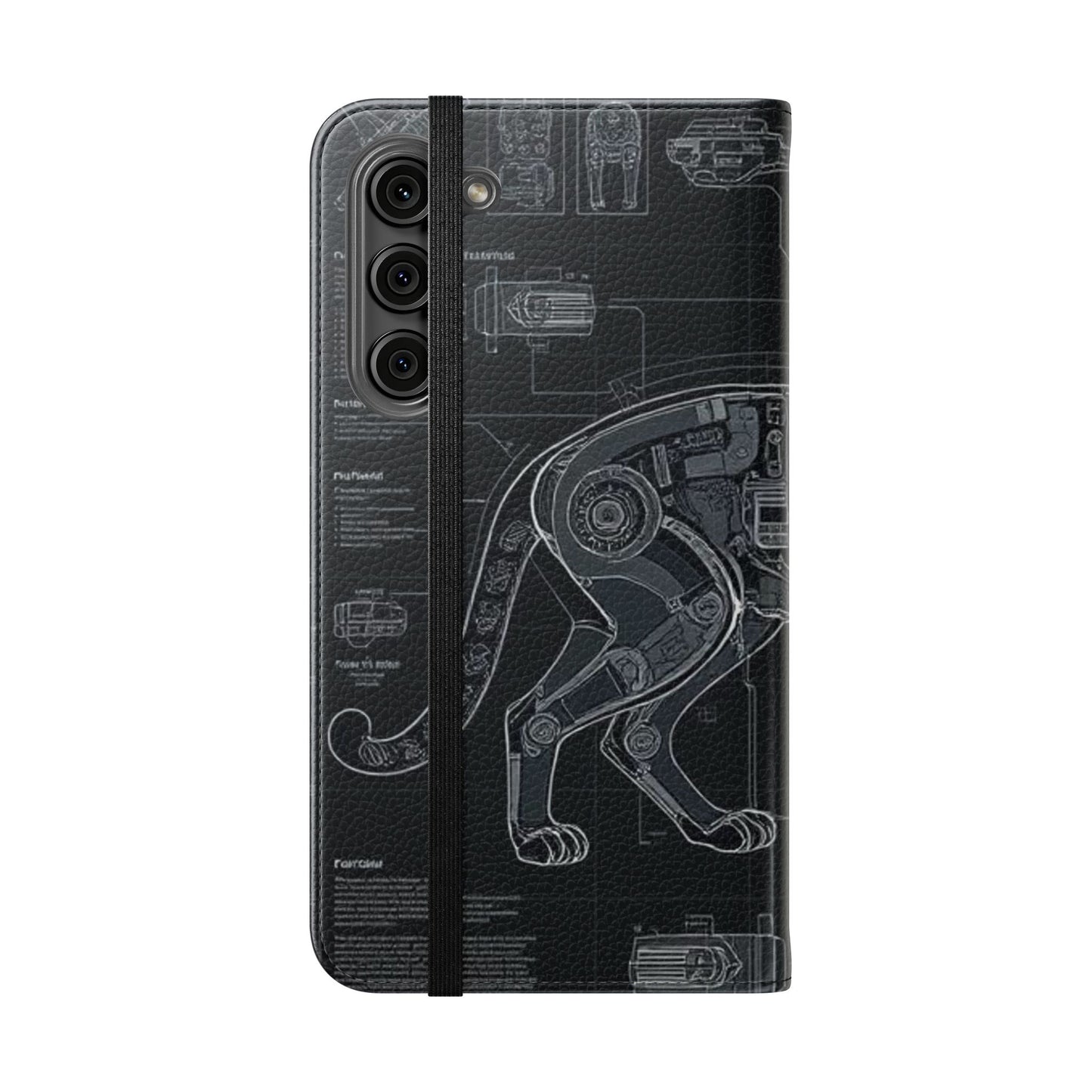 Cat Anatomy Flip Cases