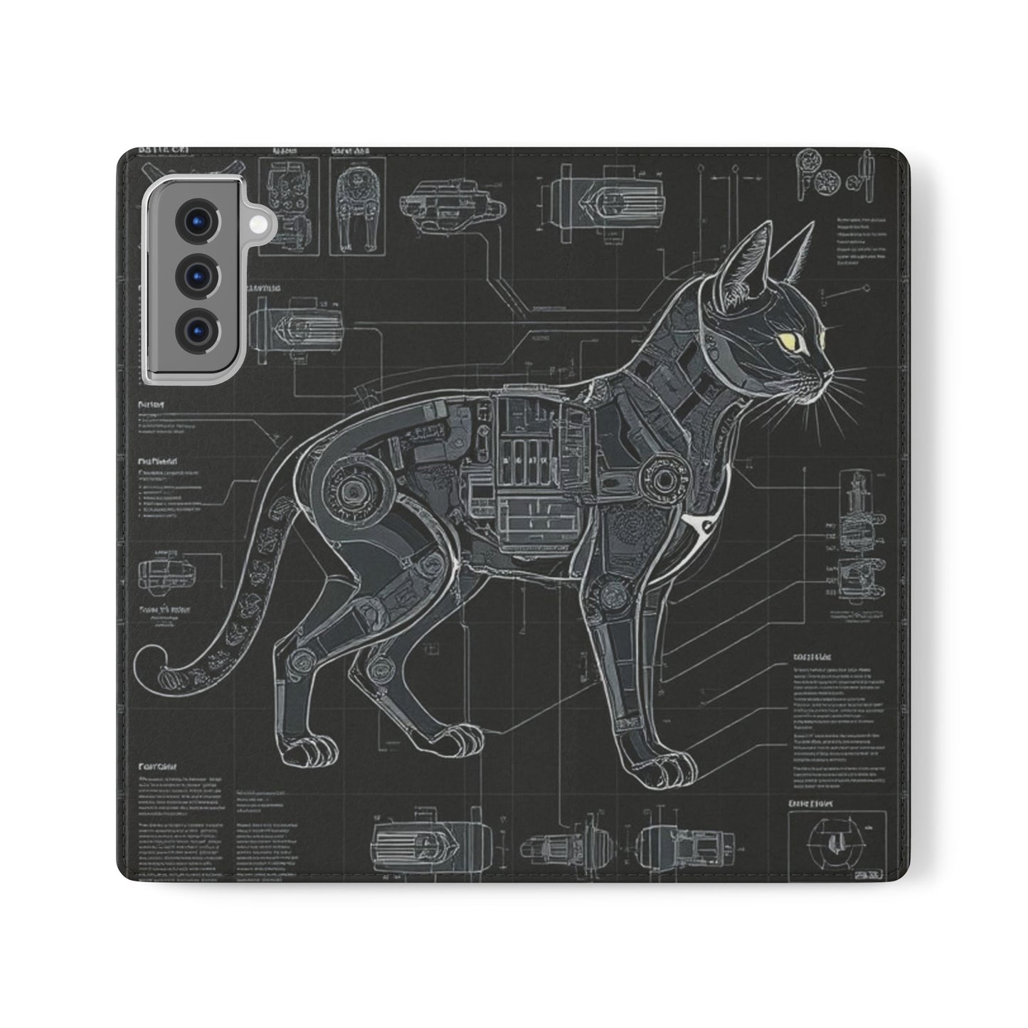 Cat Anatomy Flip Cases