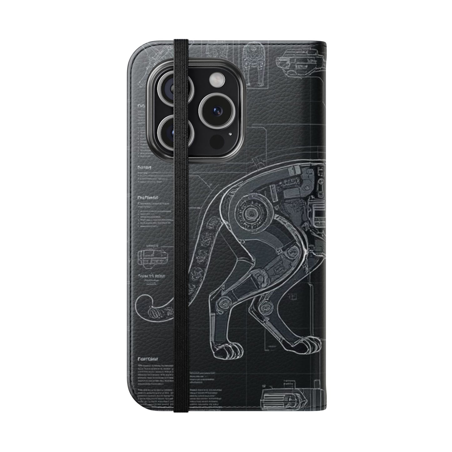 Cat Anatomy Flip Cases