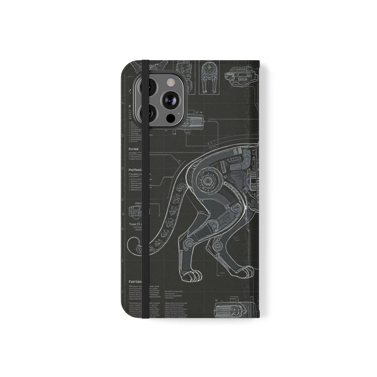 Cat Anatomy Flip Cases