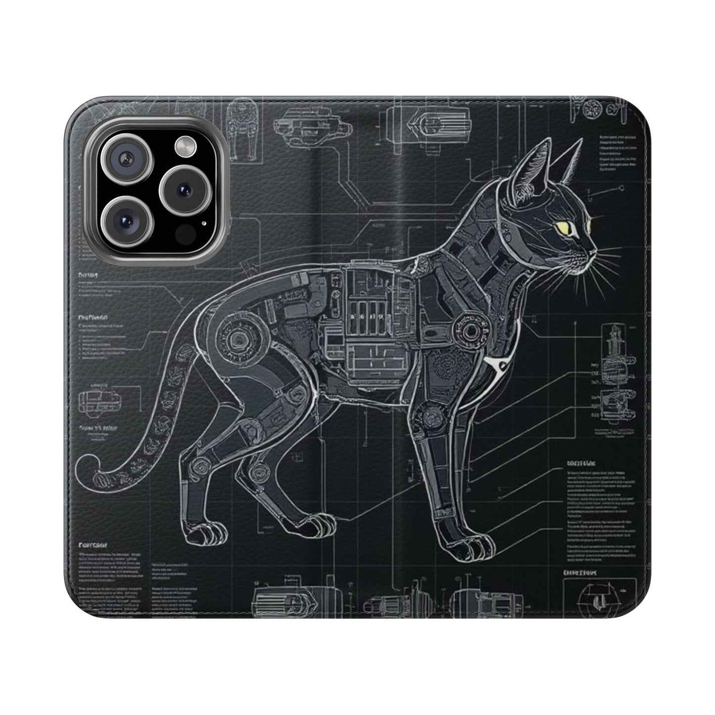 Cat Anatomy Flip Cases