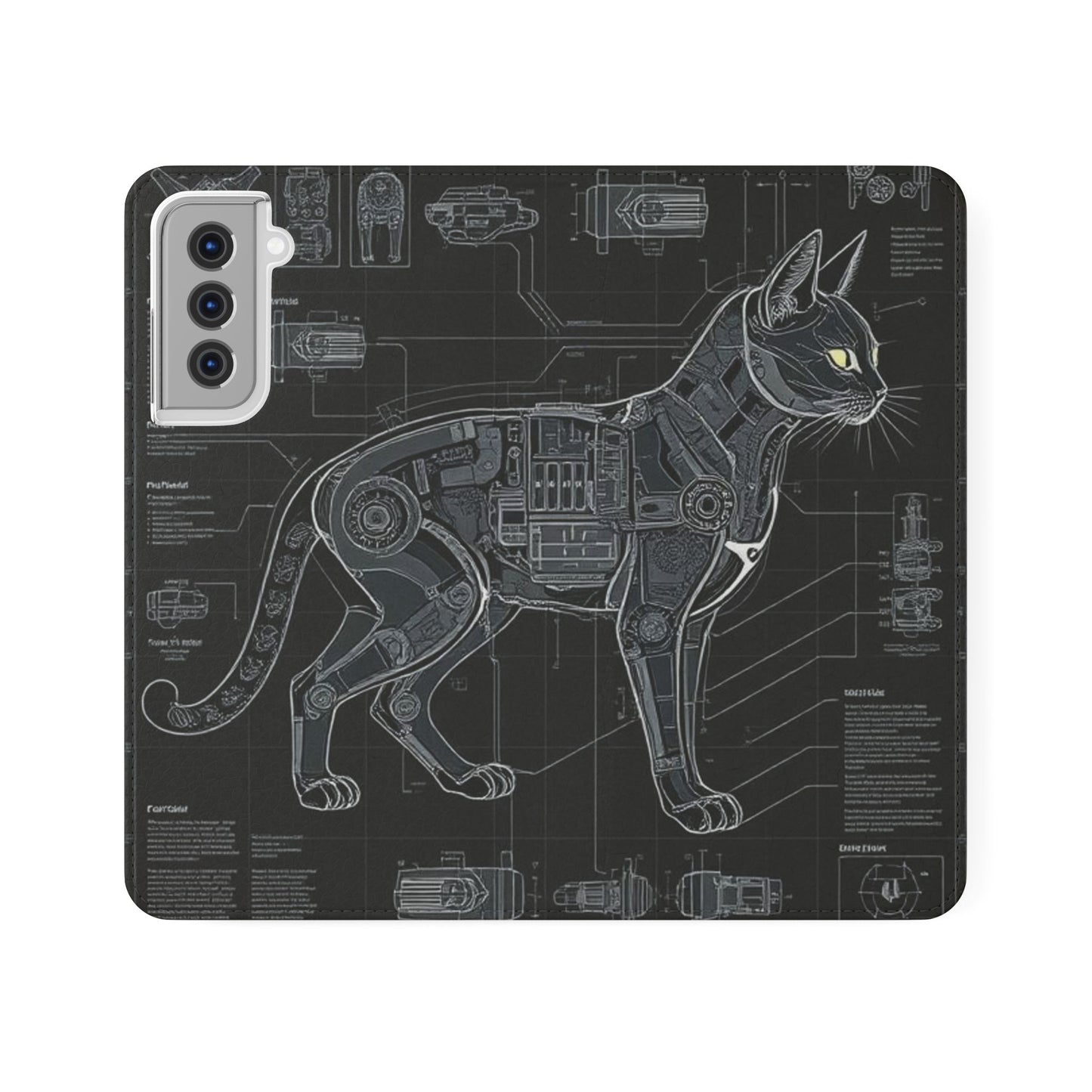 Cat Anatomy Flip Cases