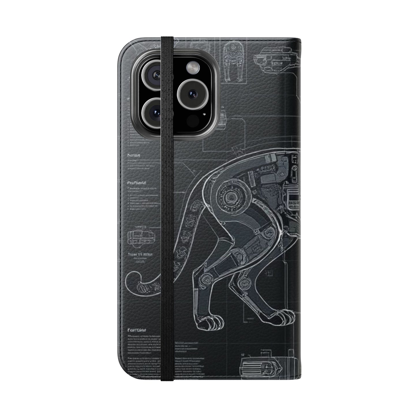Cat Anatomy Flip Cases