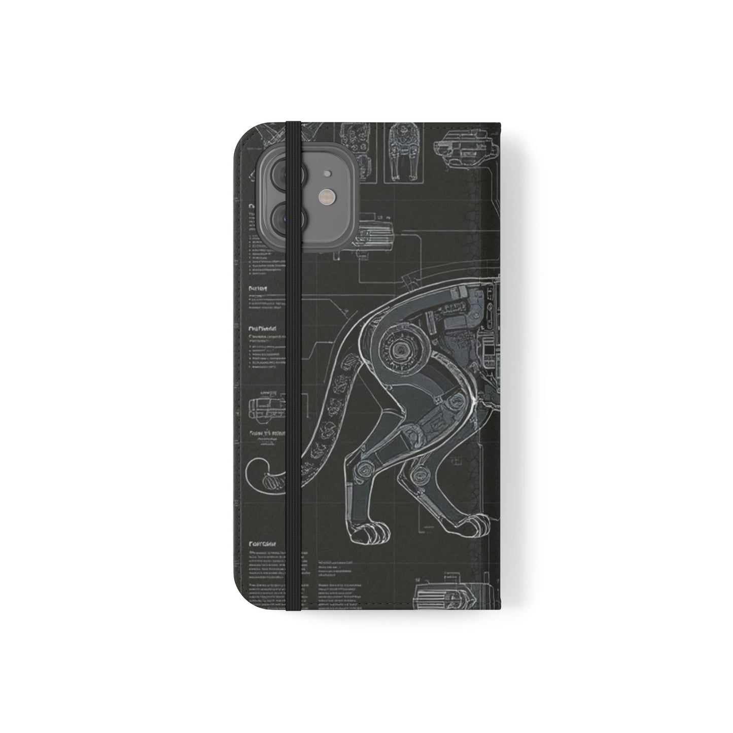 Cat Anatomy Flip Cases