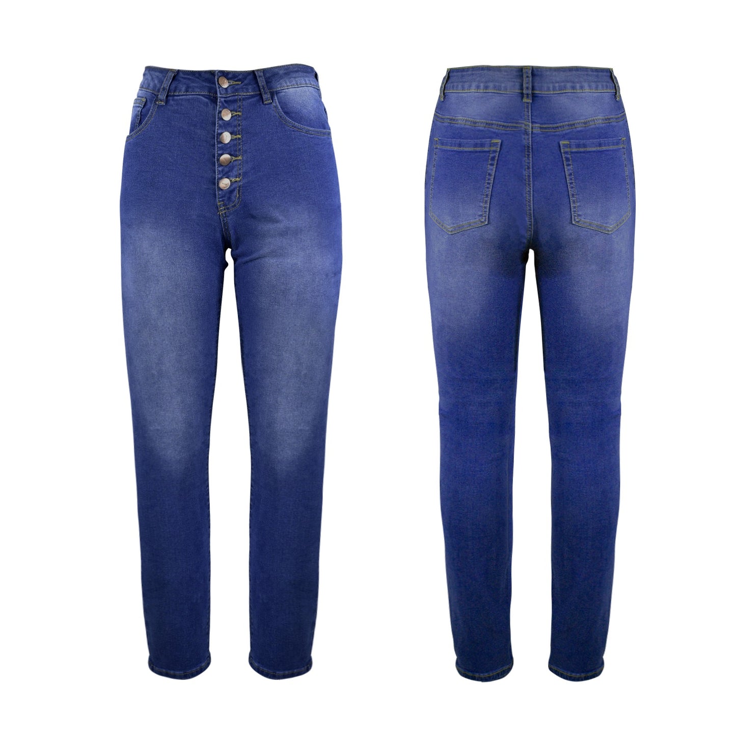 Women's button Jeans