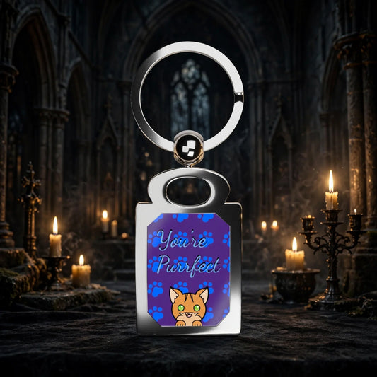 Stand out  with the  Rectangle Photo Keyring  available at Hey Nugget. Grab yours today!
