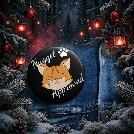 Stand out  with the  Custom Pin Buttons  available at Hey Nugget. Grab yours today!