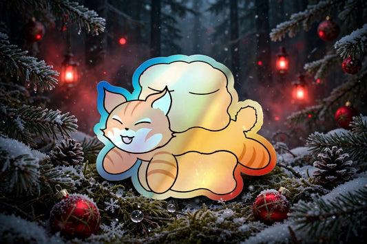 Stand out  with the  Holographic Die-cut Stickers  available at Hey Nugget. Grab yours today!