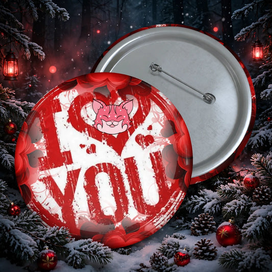 Stand out  with the  Nuggntine Pin Buttons  available at Hey Nugget. Grab yours today!