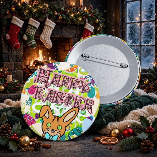 Stand out  with the  Easter Nugget Round Pins  available at Hey Nugget. Grab yours today!