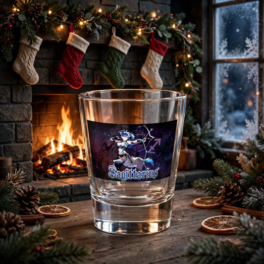 Stand out  with the  zodiac Sagittarius Shot Glass, 1.5oz  available at Hey Nugget. Grab yours today!