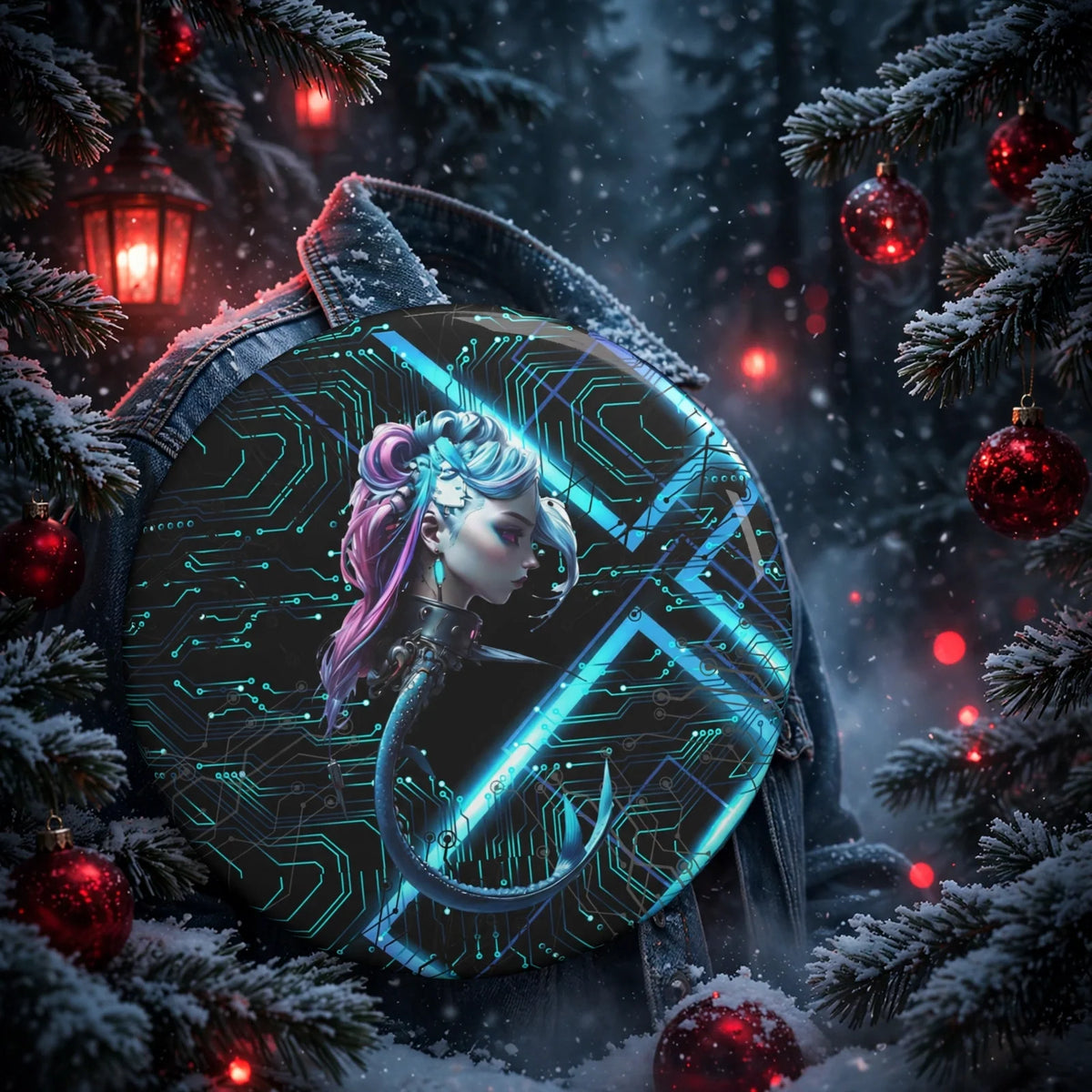 Stand out  with the  Cyber freak Pin Buttons  available at Hey Nugget. Grab yours today!