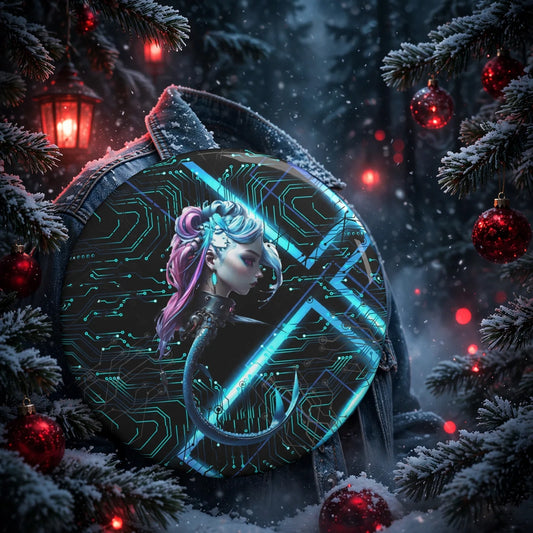 Stand out  with the  Cyber freak Pin Buttons  available at Hey Nugget. Grab yours today!