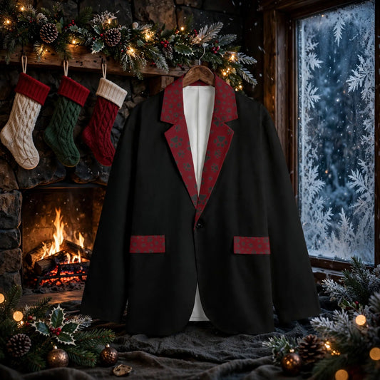 Stand out  with the  Men's Casual Flat Lapel Collar Blazer  available at Hey Nugget. Grab yours today!