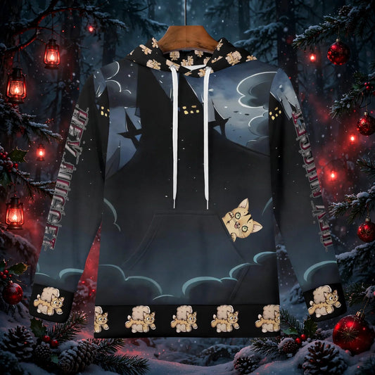 Stand out  with the  Nightmare Before Hey Nugget Childrens Warm Hoodie  available at Hey Nugget. Grab yours today!