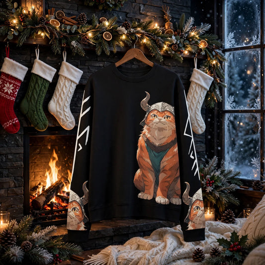 Stand out  with the  Nordic Nugget Unisex Adult Sweater  available at Hey Nugget. Grab yours today!