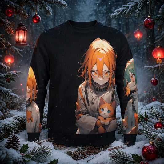 Stand out  with the  Crazy Cat Lady Kids Sweater  available at Hey Nugget. Grab yours today!