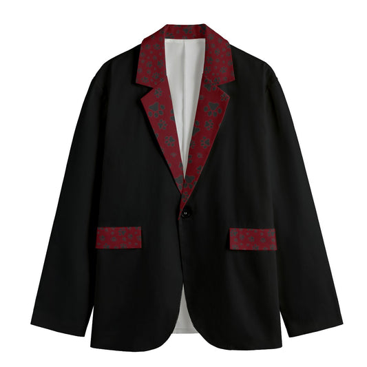 Stand out  with the  Men's Casual Flat Lapel Collar Blazer  available at Hey Nugget. Grab yours today!