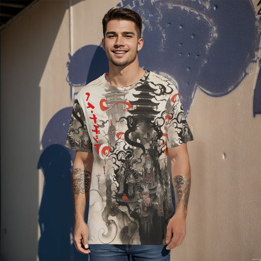 Stand out  with the  Tokyo Nugget Men's T-Shirt  available at Hey Nugget. Grab yours today!