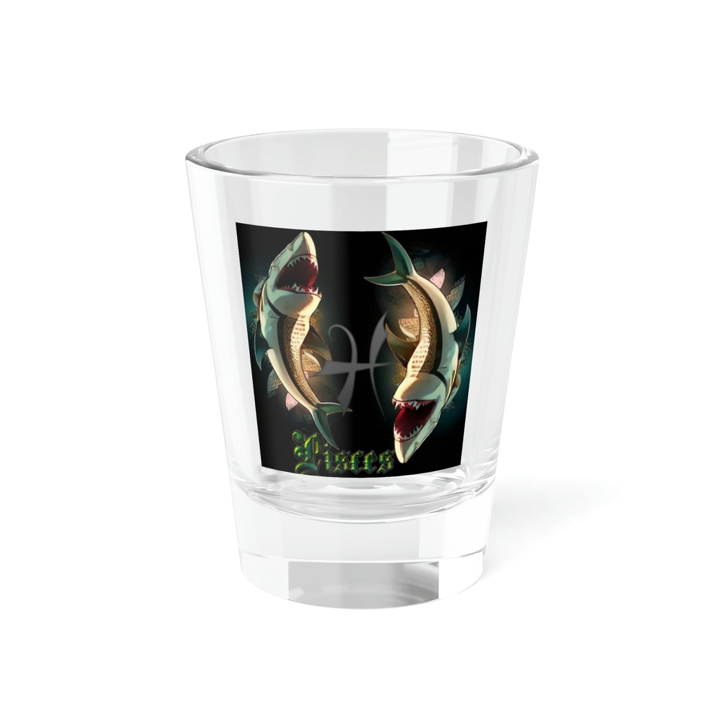 Stand out  with the  zodiac Pisces Shot Glass, 1.5oz  available at Hey Nugget. Grab yours today!