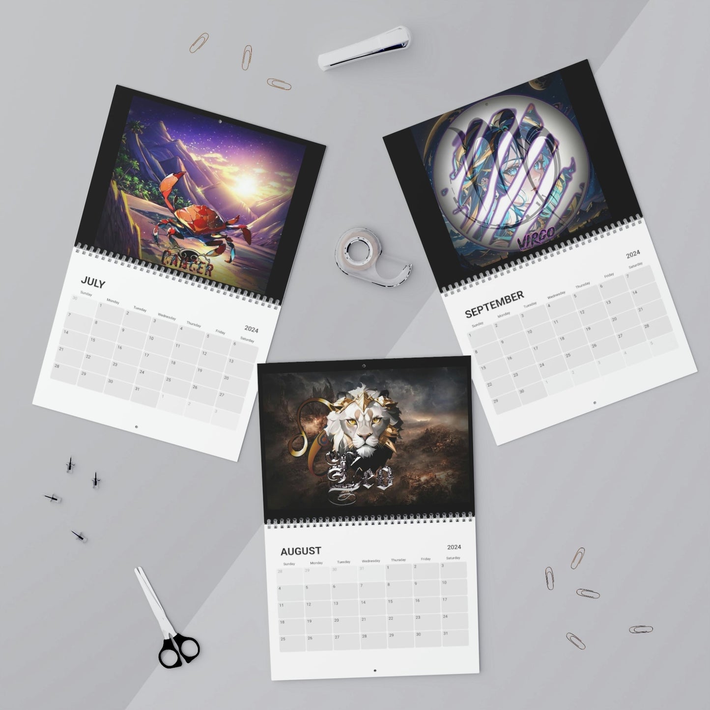 Stand out  with the  Zodiac Calendar (2024)  available at Hey Nugget. Grab yours today!